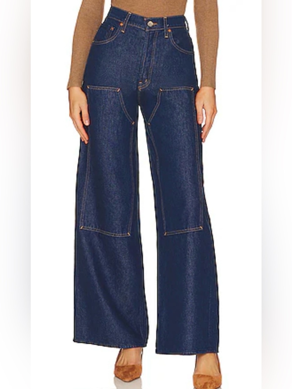 MOTHER SNACKS! The Skimp Jeans Bee’s Knees Double Dip Size 33